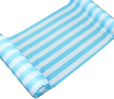 Zwembad Float Hangmat Multifunctionele Opblaasbare Hangmat Fauteuil Water Hangmat Lounge Rw licht blauw
