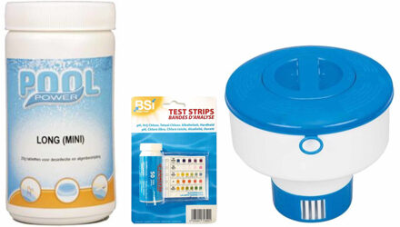 Zwembad hygiene onderhoud set voor kleine tot middelgrote zwembaden