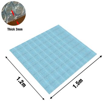 Zwembad Isolatie Cover Bubble Film Zwembad Cover Protector Voet Boven Grond Sky Blue Bescherming Zwembad