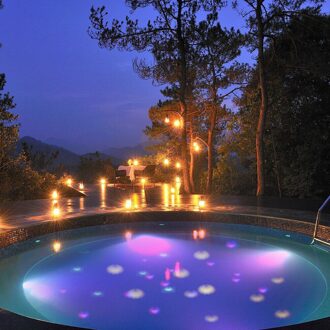 Zwembad Licht Pvc Water Fontein Onderwater Licht Subaqueous Spring Zwembad Multicolor Ecoration Drijvende Licht