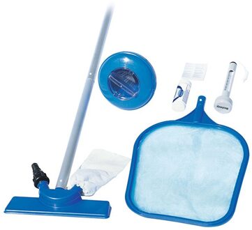 Zwembad Onderhoudsset - 7-Delig - o.a. Schepnet en Stofzuiger