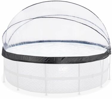 Zwembad overkapping ø450cm Transparant