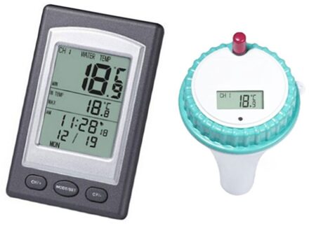 Zwembad Thermometer Draadloze Afstandsbediening Digitale Water Temperatuur Gauge Met Lcd Display Voor Zwembad Spa Bad Aquarium