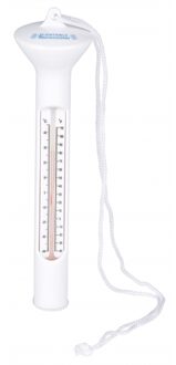 Zwembad thermometer wit