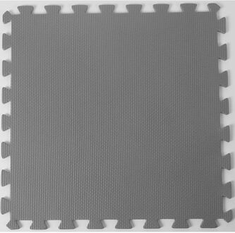 Zwembadbodembeschermer 8 st 50x50 cm zwart