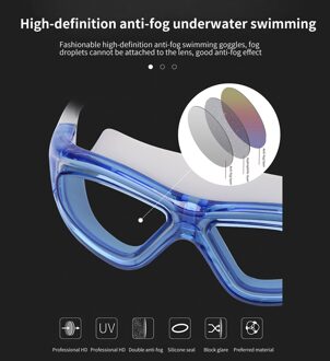 Zwembril Professionele Volwassen Siliconen Zwemmen Zwembad Bril Anti Fog Mannen Vrouwen Optische Waterdicht Eyewear