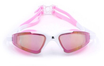 Zwembril Professionele Volwassenen Jeugd Mannen Anti Fog Waterdicht Zwemmen Bril Zwemmen Zwembad Brillen Natacion Duikuitrusting roze met wit