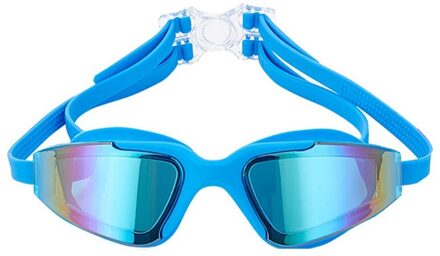 Zwembril unisex High Definition Electroplated Lens Waterdicht stofdicht Anti-fog Anti-Uv Bril Volwassen Brillen HL