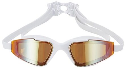 Zwembril unisex High Definition Electroplated Lens Waterdicht stofdicht Anti-fog Anti-Uv Bril Volwassen Brillen WO