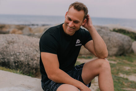 Zwembroek voor Heren, Strepen, Casual Boardshorts, Lijnenpatroon - maat Wit