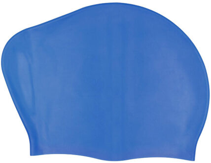 Zwemcap etna lang haar Blauw - One size