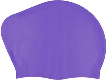 Zwemcap etna lang haar Paars - One size