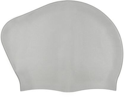 Zwemcap etna lang haar Zilver - One size