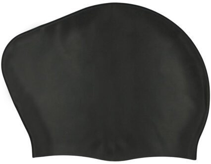 Zwemcap etna lang haar Zwart - One size