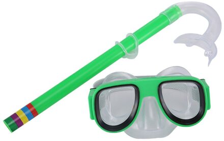 Zwemmen Galvaniseren Grote Frame Silicone Zomer Zwembril Hd Water Sport Zwembad Lunettes De Plongée groen