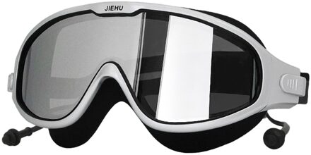 Zwemmen Goggle Bril Groot Frame Waterdicht Anti-Fog Geen Lekkage Ogen Protector Uv-bescherming Verstelbare Bandjes Apparatuur 07