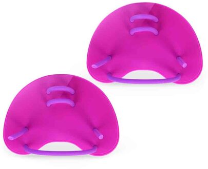 Zwemmen Hand Peddels Vinnen Verstelbare Swim Training Water Sport voor Volwassenen/Kinderen Zwemvliezen Handschoenen duiken gereedschap roze