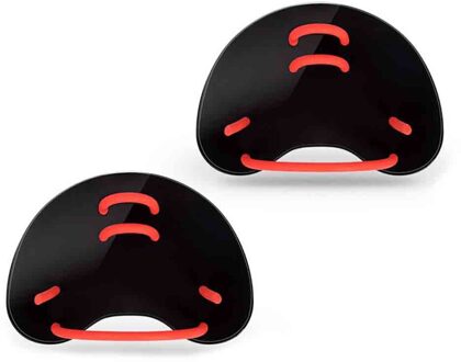 Zwemmen Hand Peddels Vinnen Verstelbare Swim Training Water Sport voor Volwassenen/Kinderen Zwemvliezen Handschoenen duiken gereedschap zwart