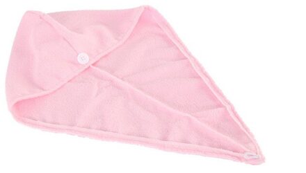 Zwemmen Handdoek Zachte Douche Cap Microfiber Badhanddoek Haar Droog Sneldrogend Lady Badhanddoek Hoed Voor Dame Man Tulband hoofd Wrap roze