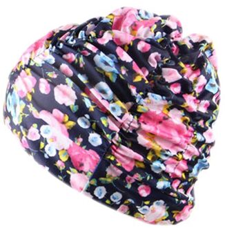 Zwemmen Hoed Vrouwen Unisex Meisjes Lang Haar Badmuts Badmuts Stretch Drape Gratis Size Zwemmen Zwembad Sport Elastische Nylon turban1