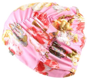 Zwemmen Hoed Vrouwen Unisex Meisjes Lang Haar Badmuts Badmuts Stretch Drape Gratis Size Zwemmen Zwembad Sport Elastische Nylon turban1