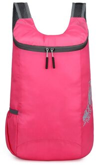 Zwemmen Opbergtas Mannen Vrouwen Ultralight Opvouwbare Tas Lichtgewicht Packable Rugzak, Opvouwbare Tas roze