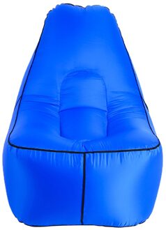 Zwemmen Slapen Tuin Opblaasbare Strand Sofa Opvouwbare Draagbare Lui Ultralight Lounger Ontspannen Park Tuinmeubilair Yard Blauw