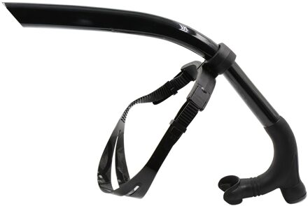 Zwemmen Snorkel Voor Lap Zwemmen Snorkle Set Voor Zwemmen Training, front Snorkelen Gear Makkelijk Adem In Zwembad En Open Water zwart