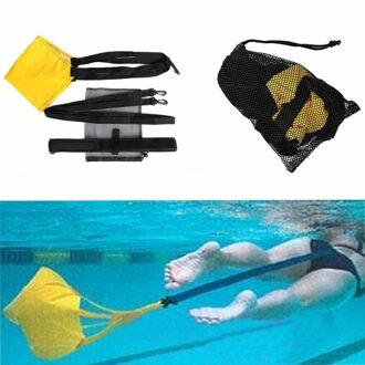 Zwemmen Training Sporter Riem Zwemmen Krachttraining Weerstand Riem Met Drag Parachute Voor Volwassenen Kinderen