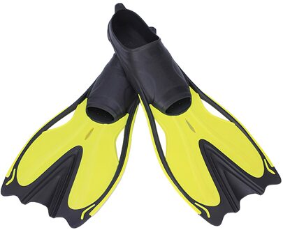 Zwemmen Vinnen Volwassen Snorkelen Voet Flippers Kinderen Duiken Vinnen Beginner Zwemmen Apparatuur Draagbare Volwassen & Kinderen Duiken Flippers geel / S