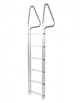 Zwemtrap Steiger Aluminium 6 Treden Black