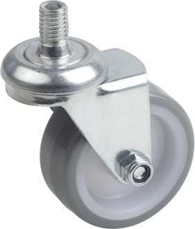 Zwenkwiel 50Mm Pu + Schroeven W - WU0802890