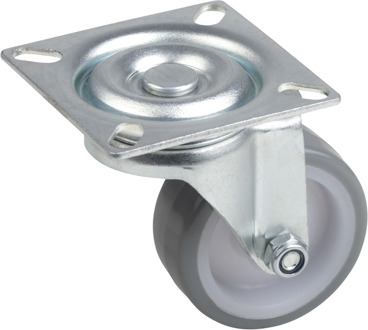 Zwenkwiel 50Mm Pu W - WU0802870