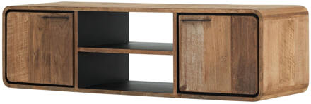 Zwevend TV-meubel 'Evo' Teakhout, 145cm - 145 cm