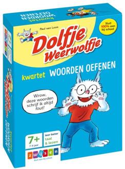 Zwijsen Uitgeverij Dolfje Weerwolfje Kwartet Woorden Oefenen - Dolfje