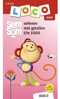 Zwijsen Uitgeverij Loco Mini Semsom Oefenen Met Getallen T/M 1000 - Loco Mini
