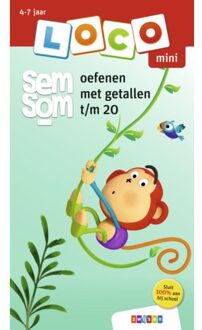 Zwijsen Uitgeverij Loco Mini Semsom Oefenen Met Getallen T/M 20 - Loco Mini