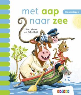 Zwijsen Uitgeverij Met Aap Naar Zee - Kleuterlezen - Rian Visser