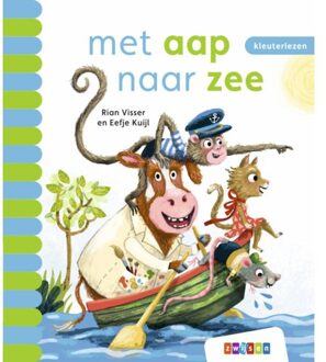Zwijsen Uitgeverij Met Aap Naar Zee - Kleuterlezen - Rian Visser
