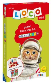 Zwijsen Uitgeverij Mini  -   Loco mini veilig leren lezen pakket lezen kern 1-6