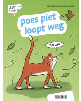 Zwijsen Uitgeverij Poes Piet Loopt Weg - Avi Strips - Jolanda Horsten