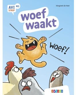 Zwijsen Uitgeverij Woef Waakt - Avi Strips - Margreet de Heer