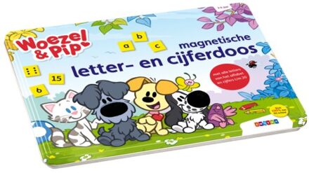 Zwijsen Uitgeverij Woezel & Pip Magnetische Letter- En Cijferdoos - Woezel & Pip