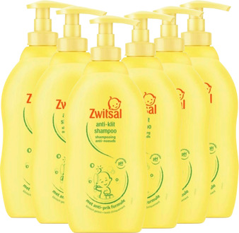Zwitsal Anti Klit Shampoo - 6 x 400ml - Voordeelverpakking