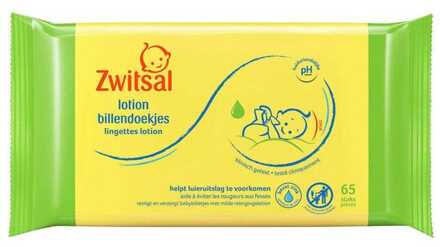 Zwitsal Baby Billendoekjes 65 Stuks Lotion