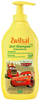 Zwitsal Jongens 2In1 Shampoo & Douchegel Cars - 400 ml - Baby