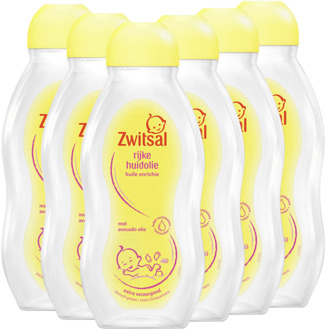 Zwitsal Rijke Huidolie - Avocado - 6 x 200ml - Voordeelverpakking
