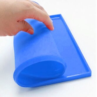 Zwitserse Roll Cake Mat Pad Bakvorm Gebak Gereedschappen Siliconen Anti-aanbak Bakken Tapijt Mat Silicone Mould blauw
