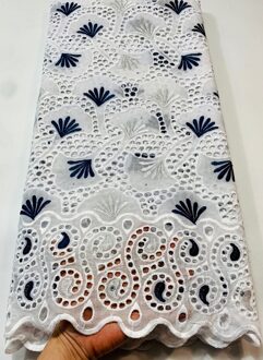 Zwitserse Voile Kant In Zwitserland Zwarte Afrikaanse Kant Stof Bruiloft 5 Yards Zwitserse Kant Stof Voor Jurk 100% Katoen Stof VSH060 AS PIC4