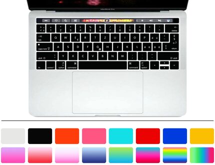 Zwitserse Zwitserland Siliconen Toetsenbord Cover Protector voor Macbook Pro 13 "A1706 15" A1707 Met Touch Bar Release op late